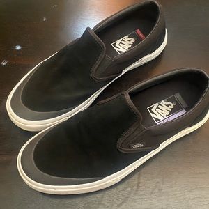 Vans BMX skate pro slip on black 8.5 duracap